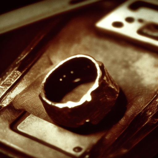 AI generated: Tarnished from Eldin ring as a still from an 80s movie ,cinematic ,Film ,vhs ,low quality camera ,re...