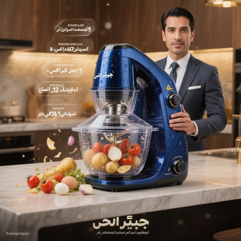 AI generated: Create a cinematic premium product video advertisement for an electric vegetable peeler machine insp...
