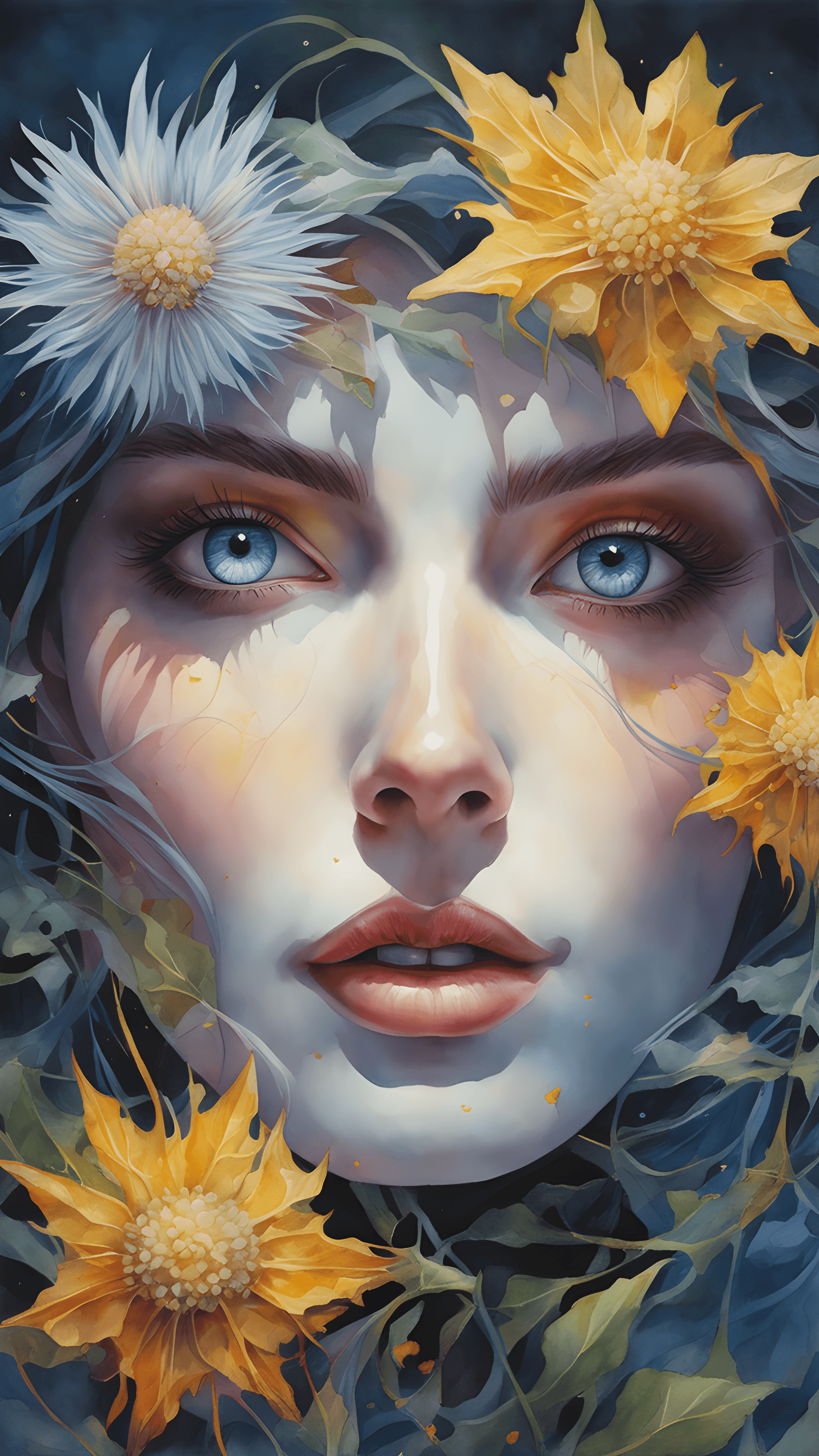 AI generated: masterpiece, ultra highly detailed, ultra highly detailed face, triadic colors, cinematic, 32k, lumi...