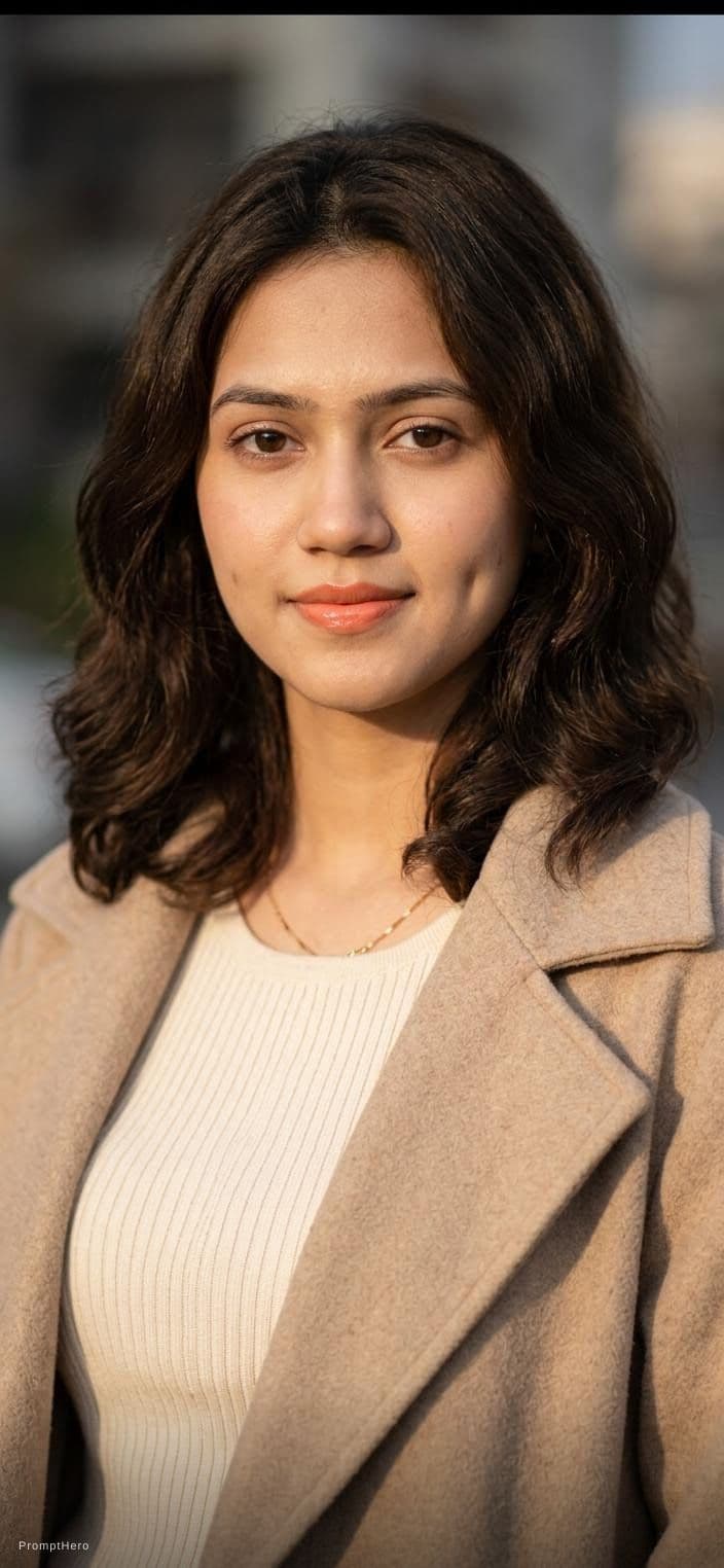 AI generated: Ultra realistic close-up portrait of a beautiful young East Asian woman with the exact facial struct...
