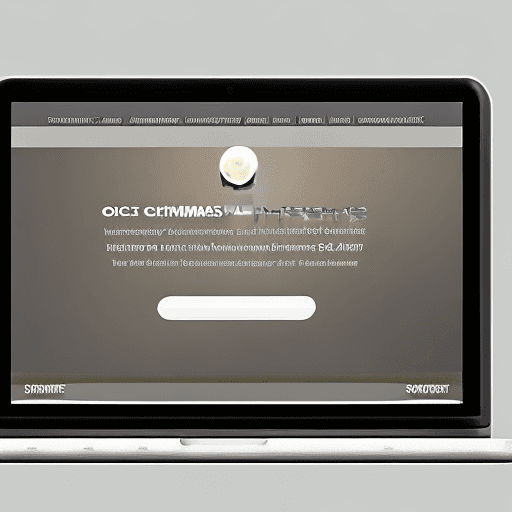 AI generated: website design,merry christmas, simple and nice design look and feel, octane render, 3D,realistic, s...