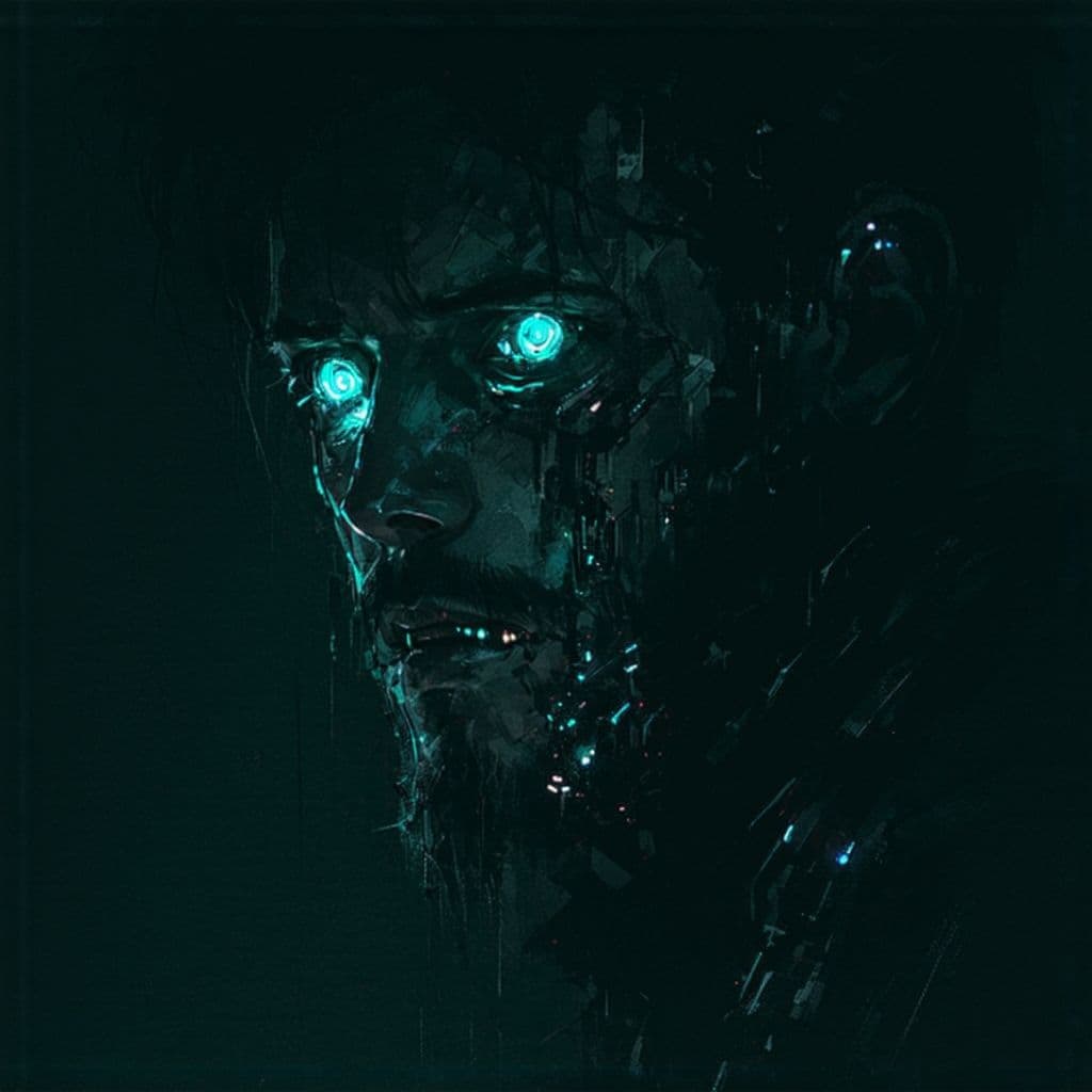 AI generated: (Cyberpunk, futuristic, dystopian underworld, high detail, cinematic lighting, dark and moody atmosp...