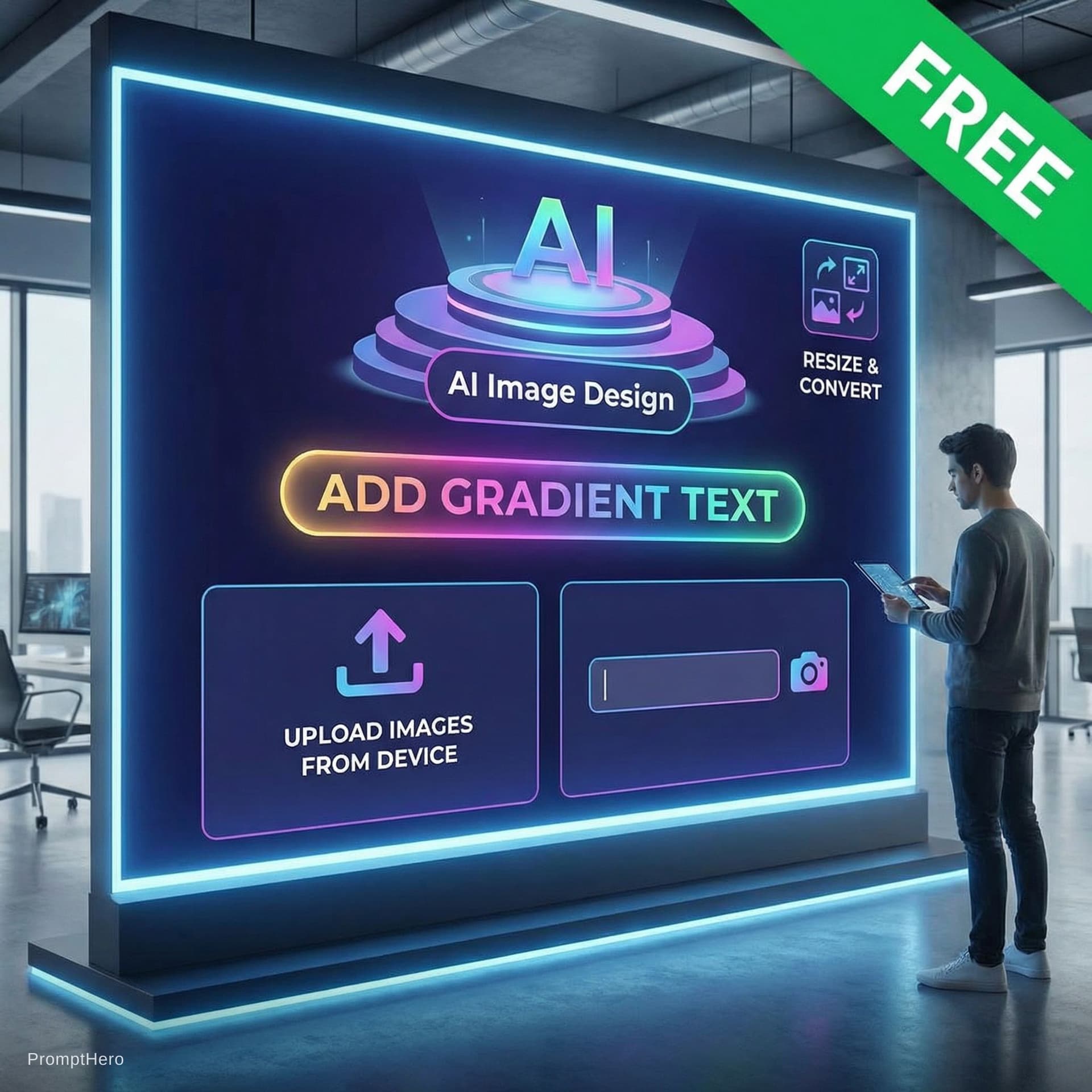 AI generated: Here in AI Image Design, you can use the prompt or upload the images from your device for editing. Y...