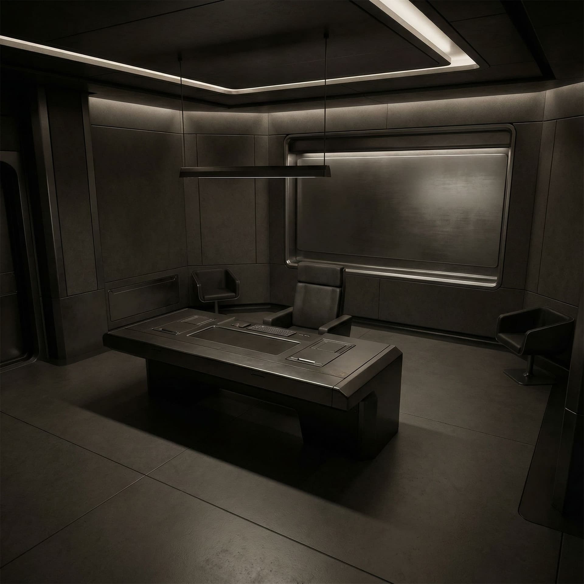 AI generated: Use Reference Images to imagine, 
The Warden’s Keep — High Warden Command Space

Prompt:

A private ...