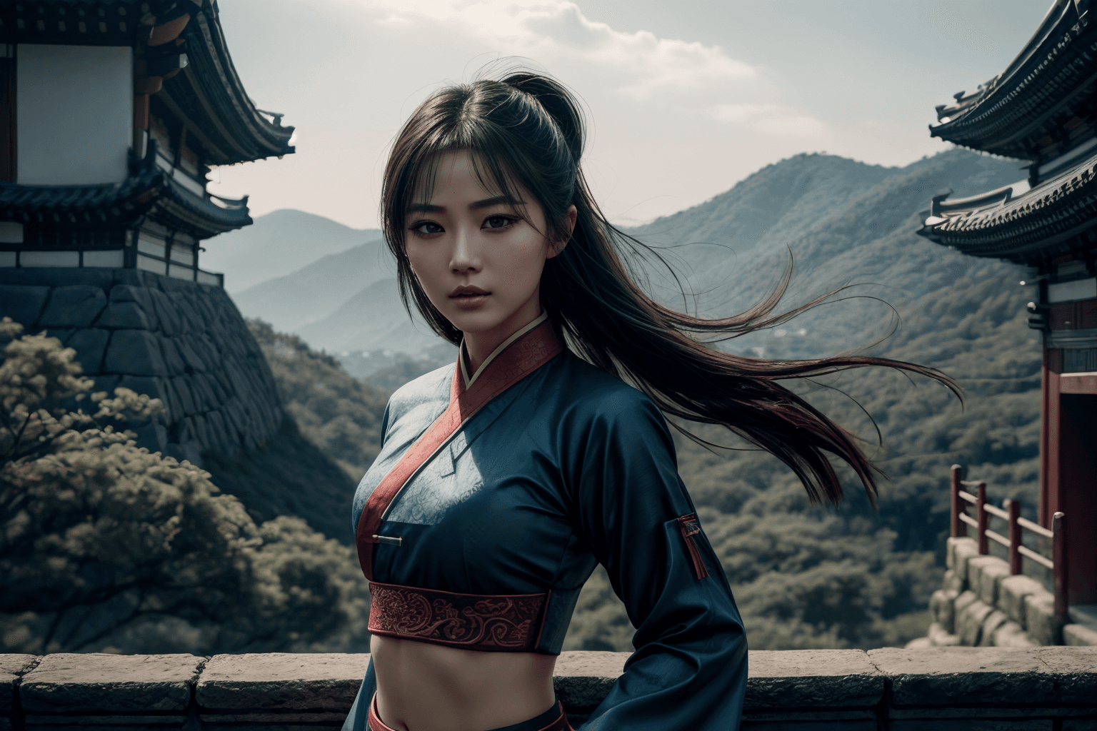 AI generated: ((masterpiece)), ((best quality)), extremely detailed cg 8k wallpaper, bright colors, Dramatic light...