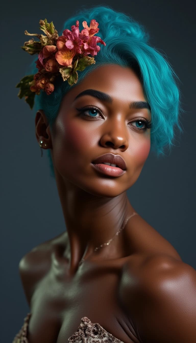 AI generated: Stunning close-up, ultra-realistic, portrait, shot on a Sony A7III, high quality