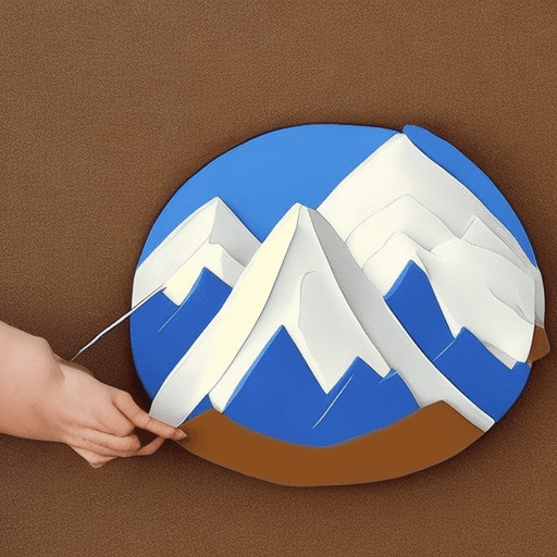AI generated: Make a mountain out of fat men
