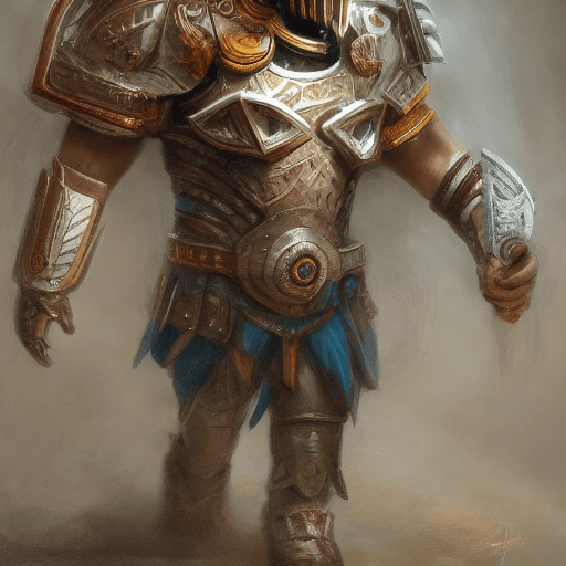 AI generated: horus, wearing a great armor, dinamic background, hyper detailed, different characters concept, full...