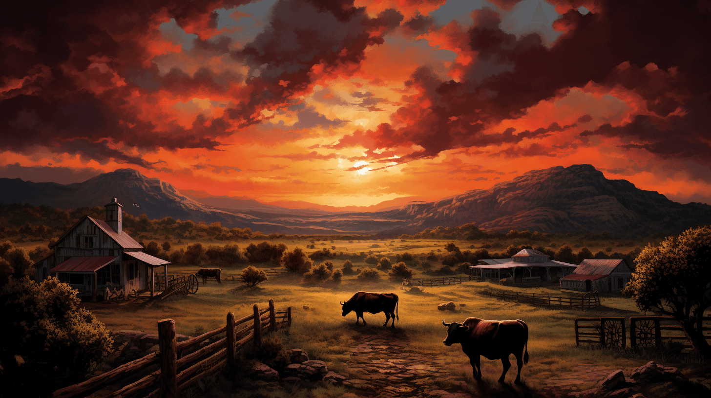 AI generated: texas:: ranch --ar 16:9 