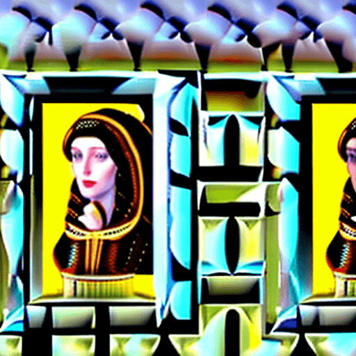 AI generated: Hyper realistic medieval female hypnotist