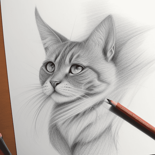 AI generated: creative pencil drawing
