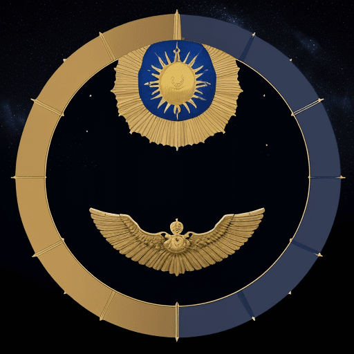 AI generated: Flag Design Criteria:

Colors:

Deep Blue: The dominant color of the flag represents the vastness of...
