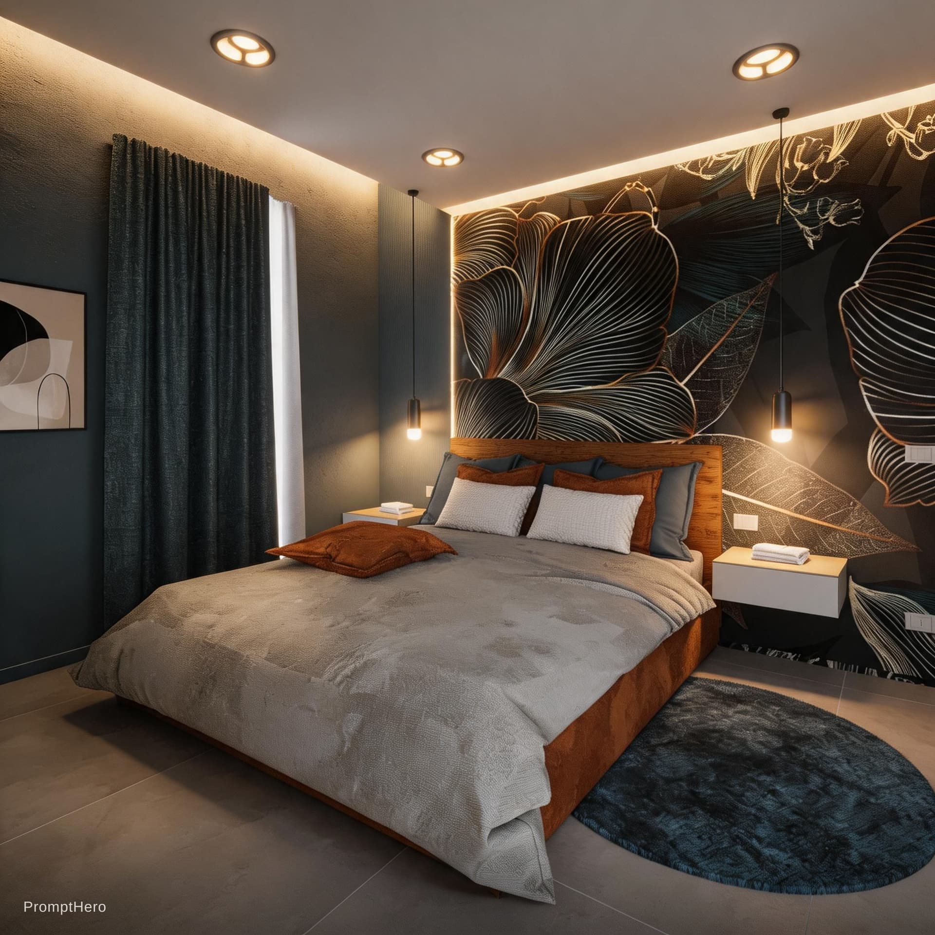 AI generated: Transform this interior rendering into an ultra-photorealistic professional interior photograph. Pre...
