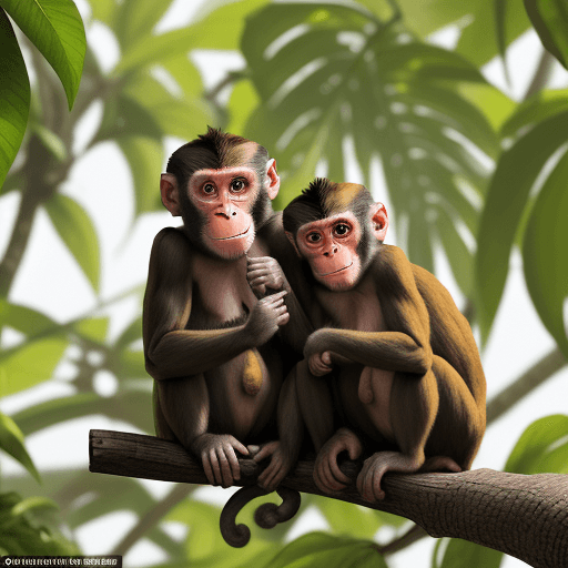 AI generated: on the picture there should be a monkey on a monkey on another monkey on again another monkey and on...