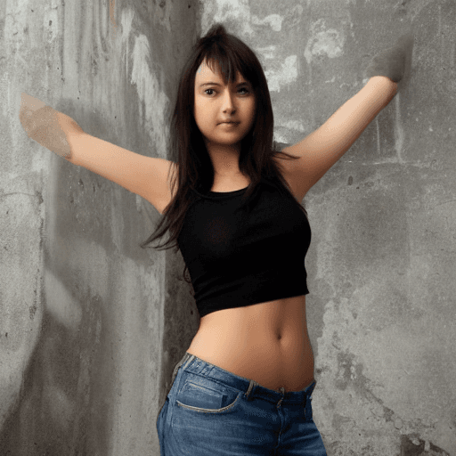 AI generated: 1girl, small breasts