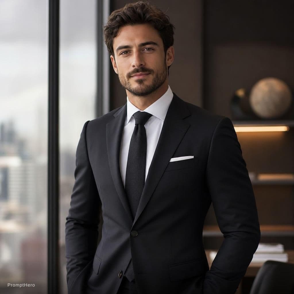 AI generated: Hight  quality image with suit
