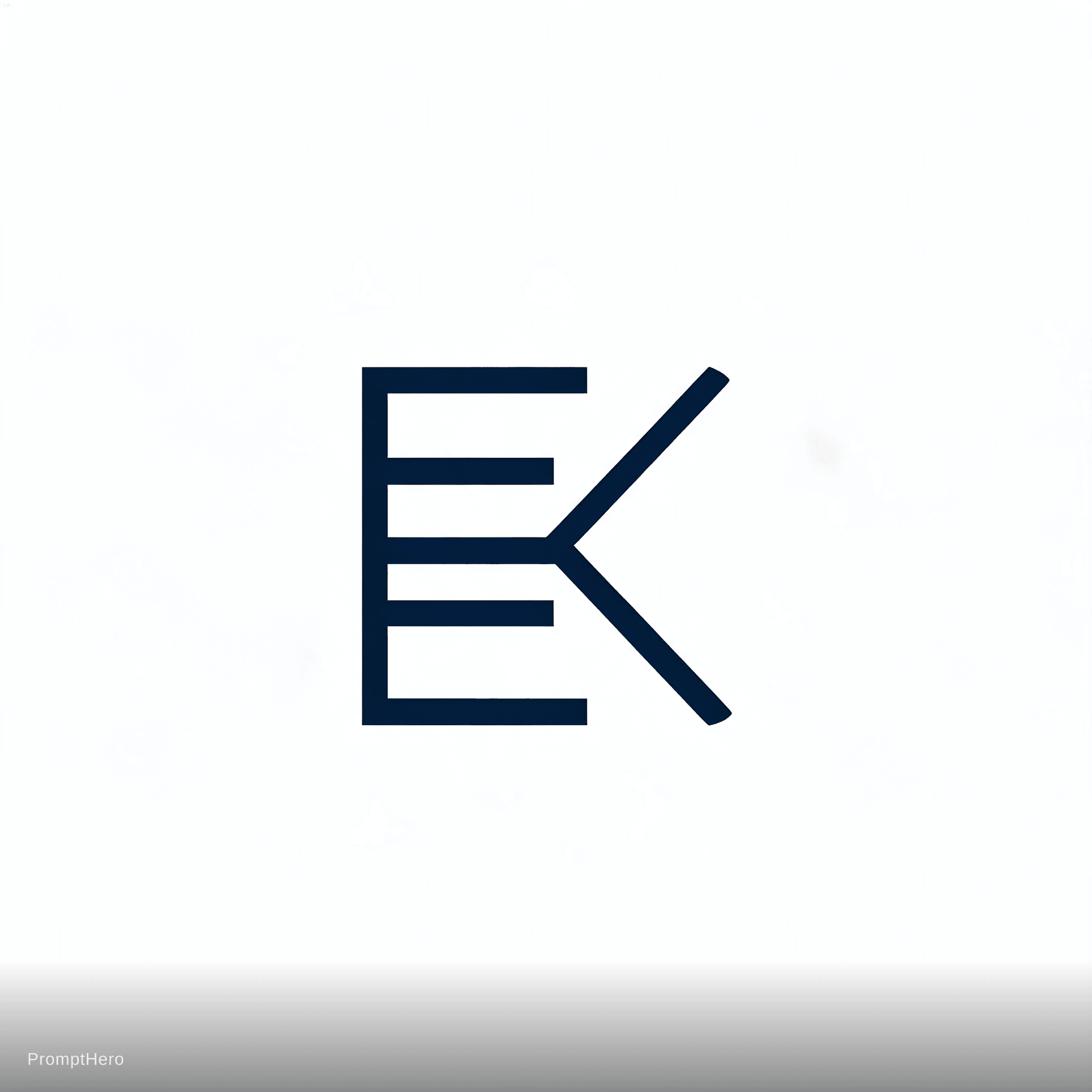 AI generated: Ek business logo 


