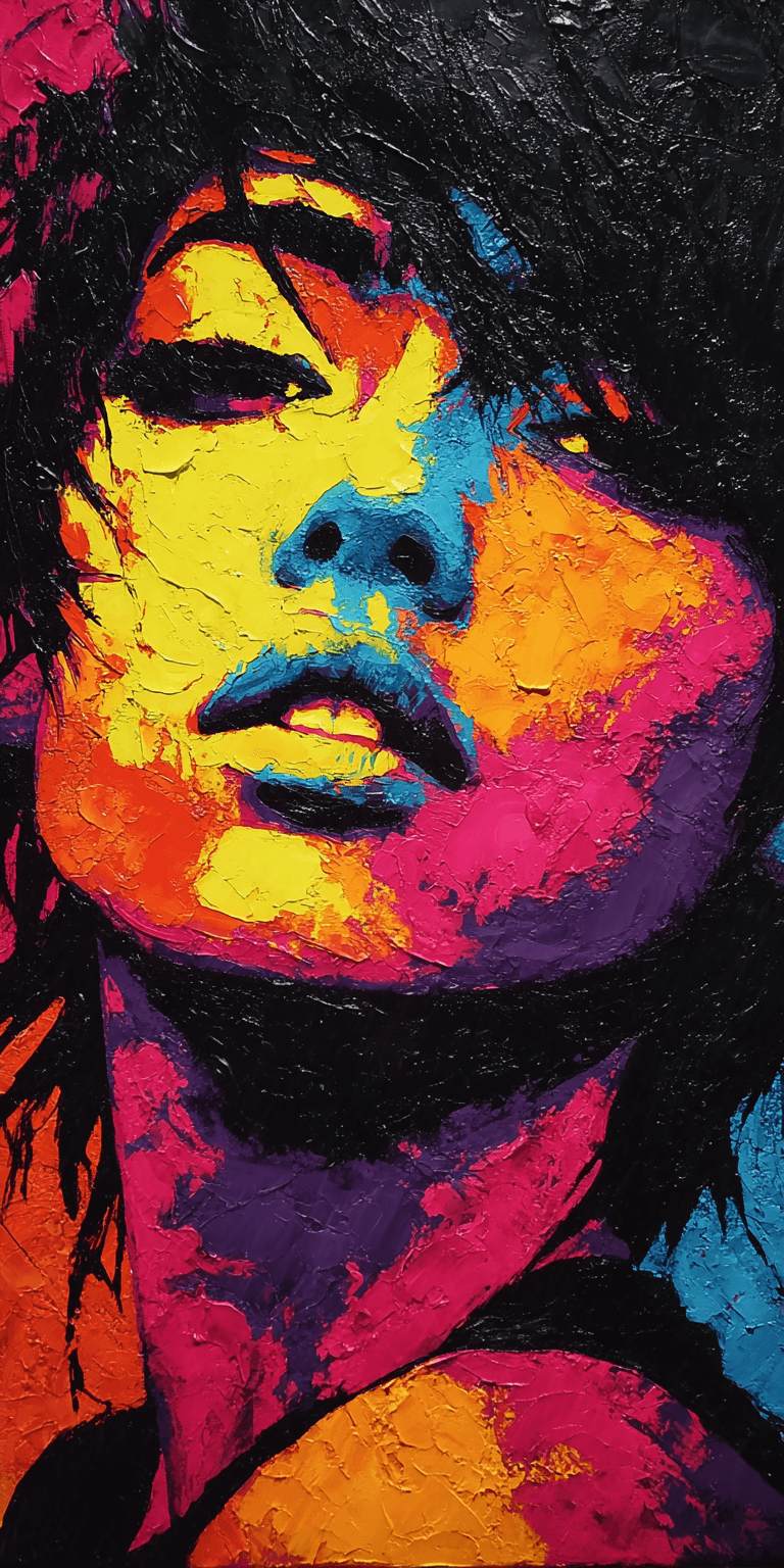 AI generated: woman painted with a palette knife, impasto --chaos 75 --ar 1:2 --profile n19tbh9 --stylize 750 --v ...
