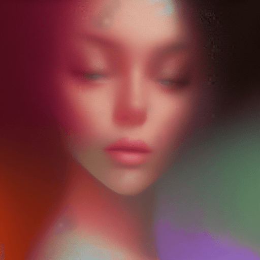 AI generated: lucinda lafleur | holographic photography shoots, in the style of tanya shatseva, daz3d, street pop,...