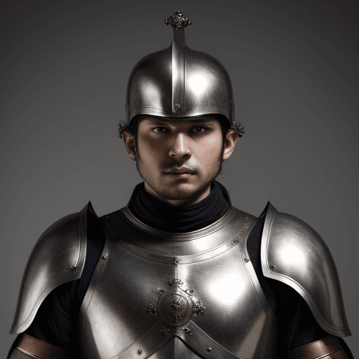 AI generated: Ultra high resolution photography of a medieval, Male, Imperial Warrior