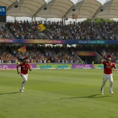 AI generated video: Create a video for real cricket match csk vs rcb
