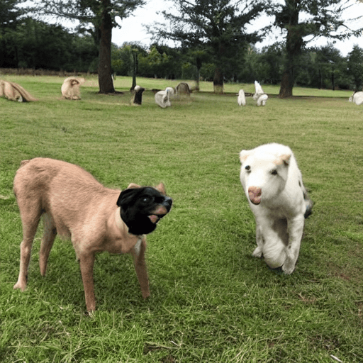 AI generated: Animal reunion