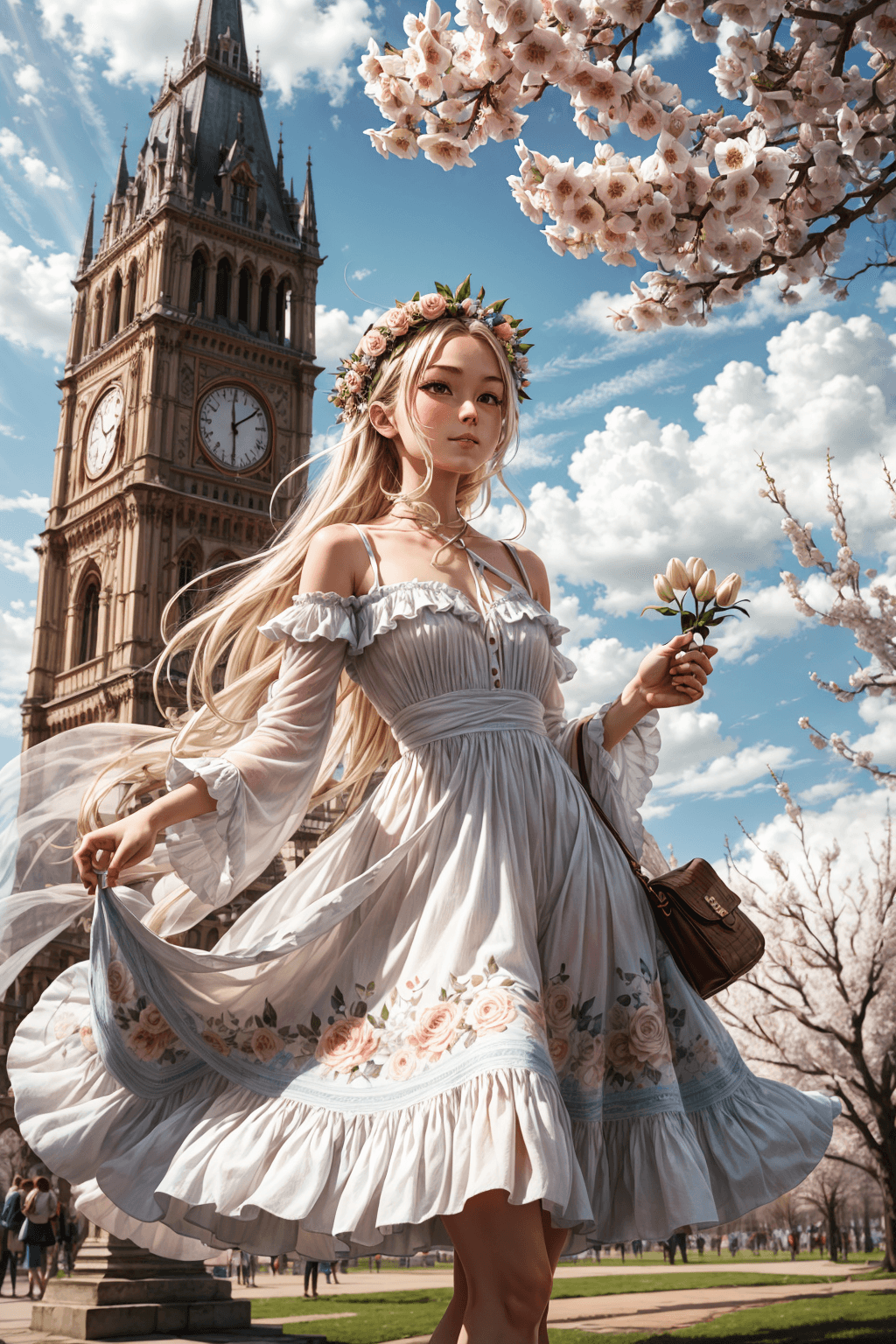 AI generated: The personification of springtime <lora:add_detail:1>