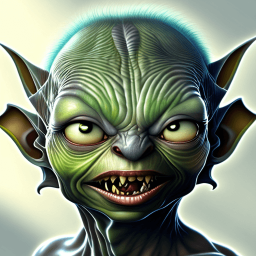 AI generated: Giorgia Meloni fusion with Gollum --v 4