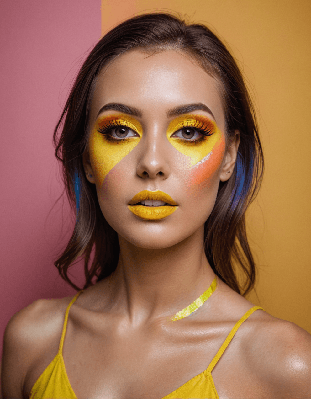 AI generated: color girl
