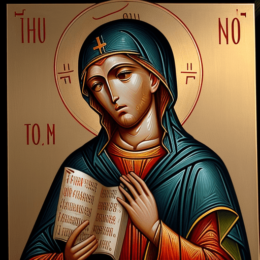 AI generated: religious icon

