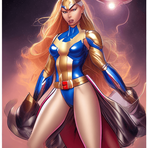 AI generated: a 20 years old caucasian girl light skin with long straight hair beautiful face curvy body wearing a...