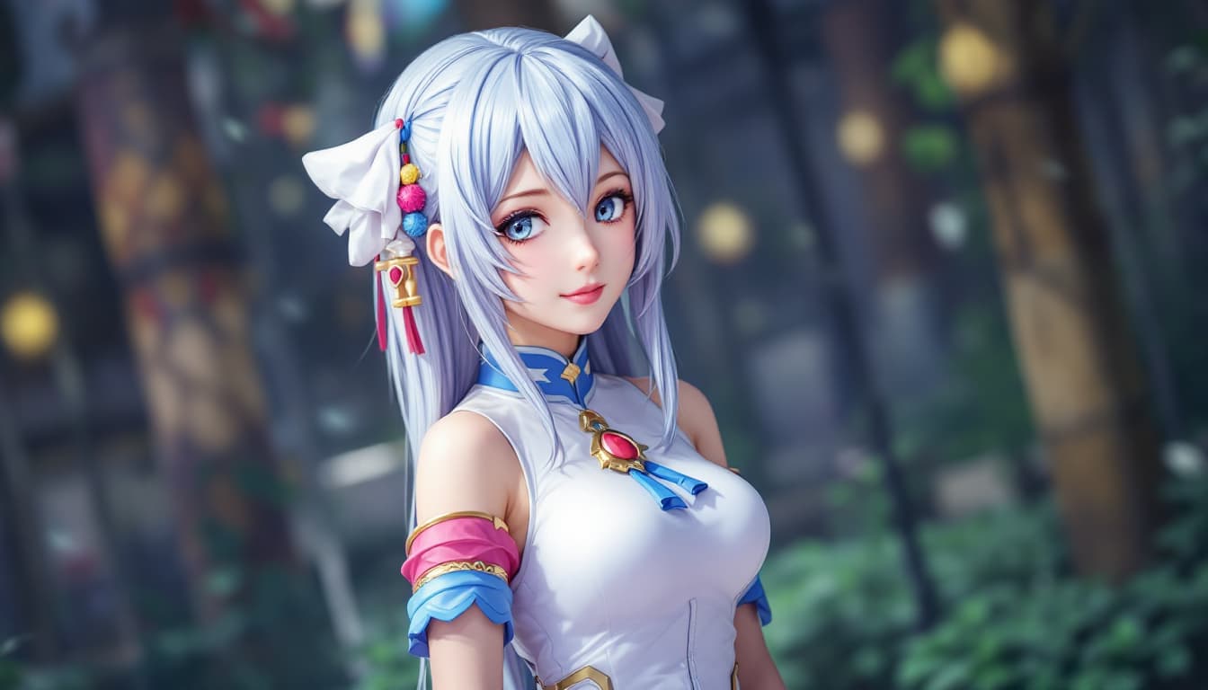 AI generated: cosplay girl anime 

