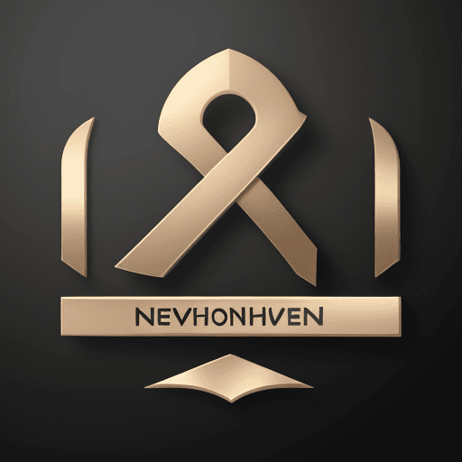 AI generated: create a modern logo with name "neveren",full hd logo.4k icon,high resolution logo