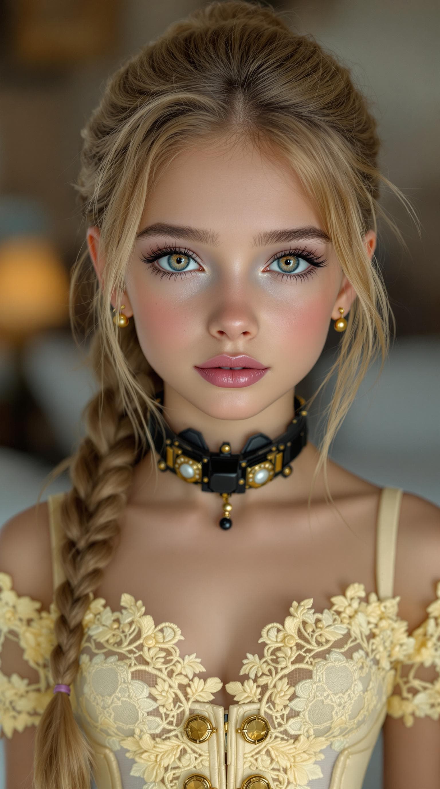 AI generated: a professional photo of a exceptionally beautiful girl in the world (age 10), (ten year old), highly...