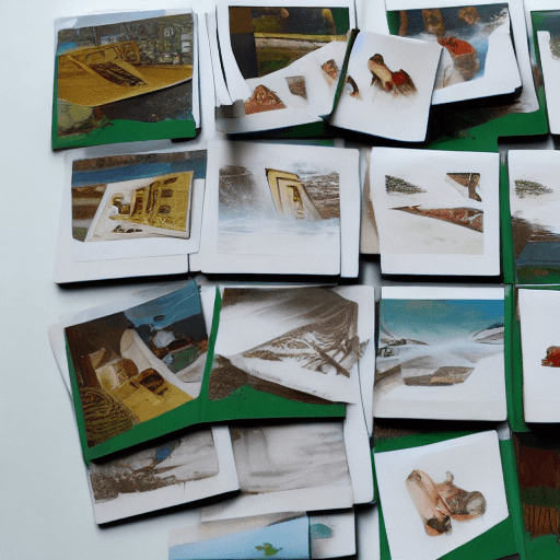 AI generated: PHOTO OF A FLASHCARDS