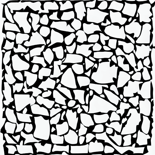 AI generated: an abstract clipart symbols of a rock a paper and ascissor, white background 
