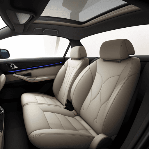 AI generated: a car interior, high resolution, photorealistic, saloon

