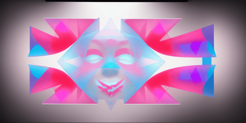 AI generated: (16k4d bite me swallow me but spit m e out in hell), (Translucent Geometries), Pop Art Vibrancy