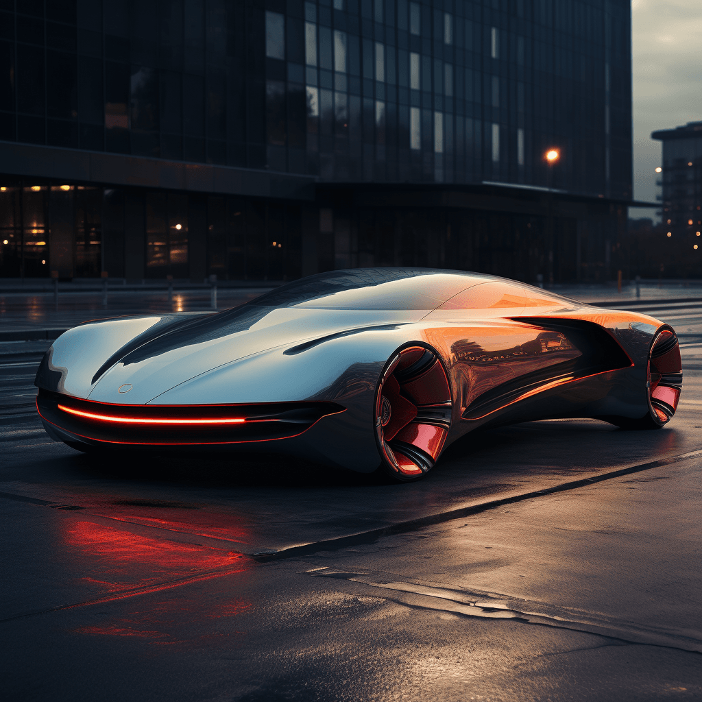 AI generated:  concept car. future