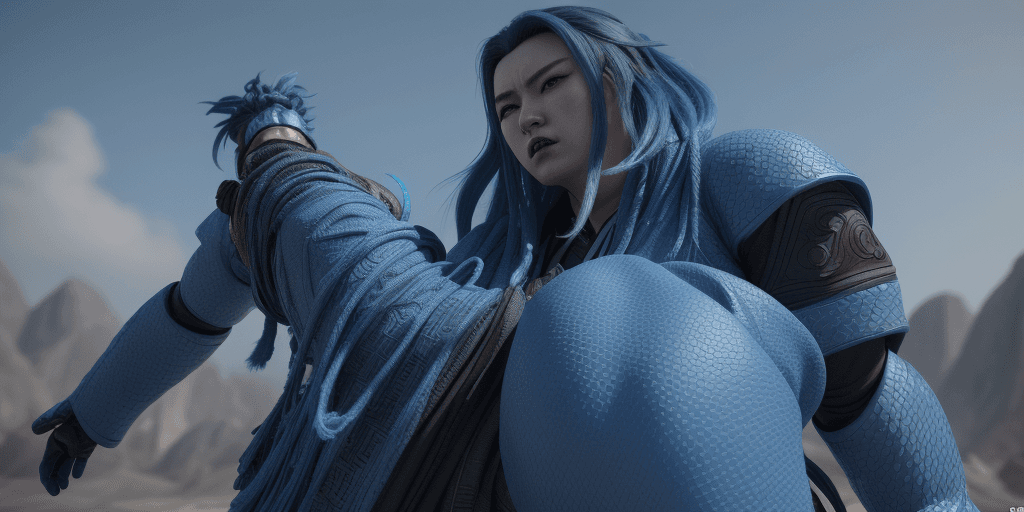 AI generated: donghua characters, with a lot of detail, high quality image, hyper realism, extreme detail, long sh...