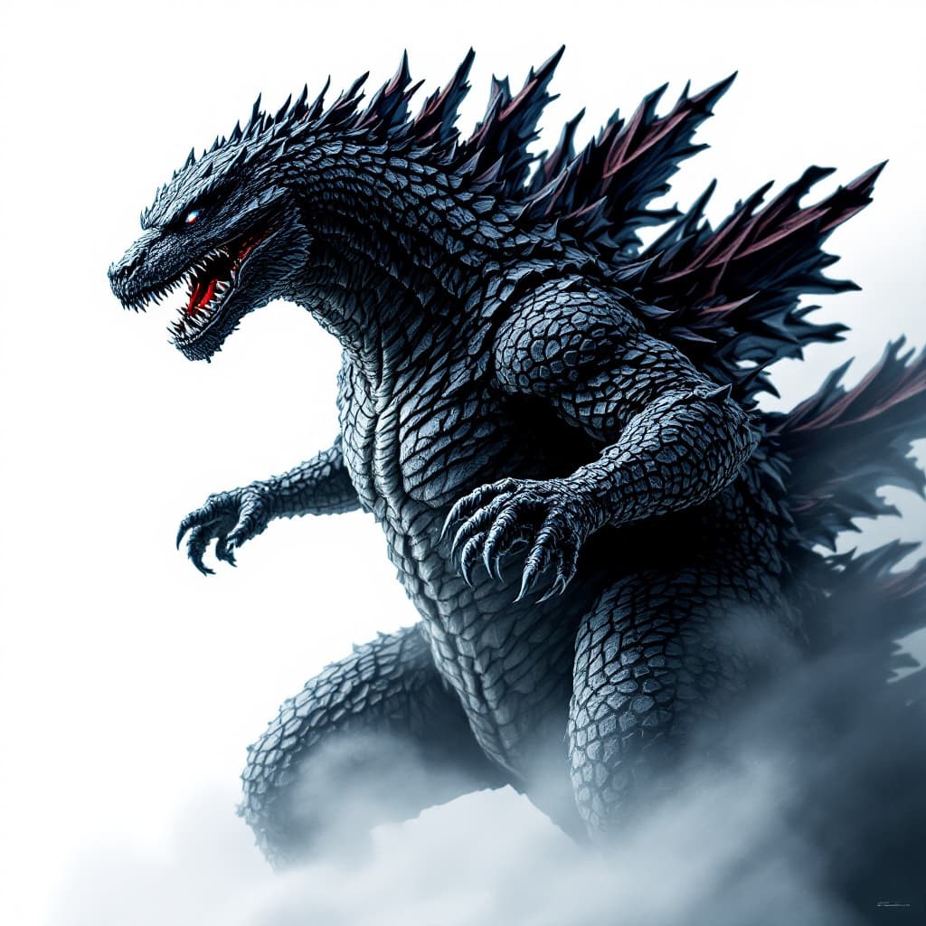 AI generated: Godzilla in the form a can of Pepsi.
