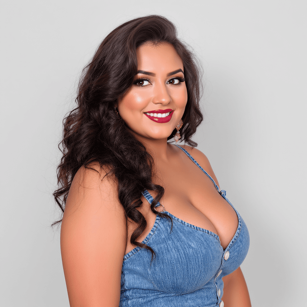 AI generated: Curvy Latina 