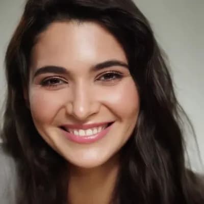 AI generated video: she looks at him smiling and moves sensually