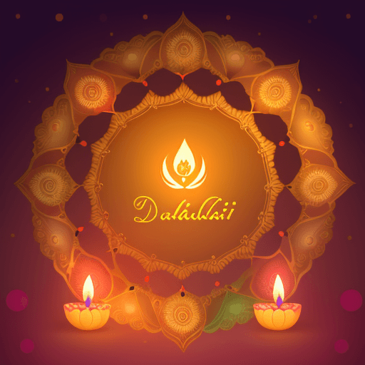 AI generated: Please generate a veryt beautiful Diwali wishes theme image background with new AI and vibrant color...
