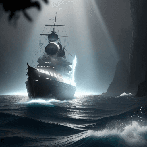 AI generated: 
"Genera una impactante imagen de un barco fantasma con una resolución excepcional de 8K, destacando...