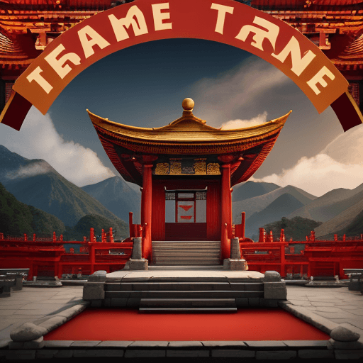 AI generated: tea temple 8k logo
