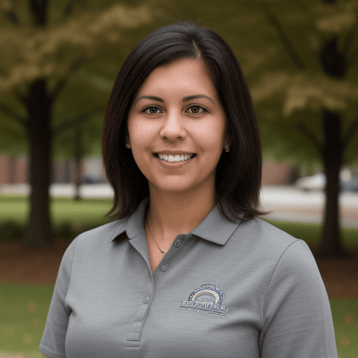 AI generated: Photograph of Director of Admissions at Columbus stAte university