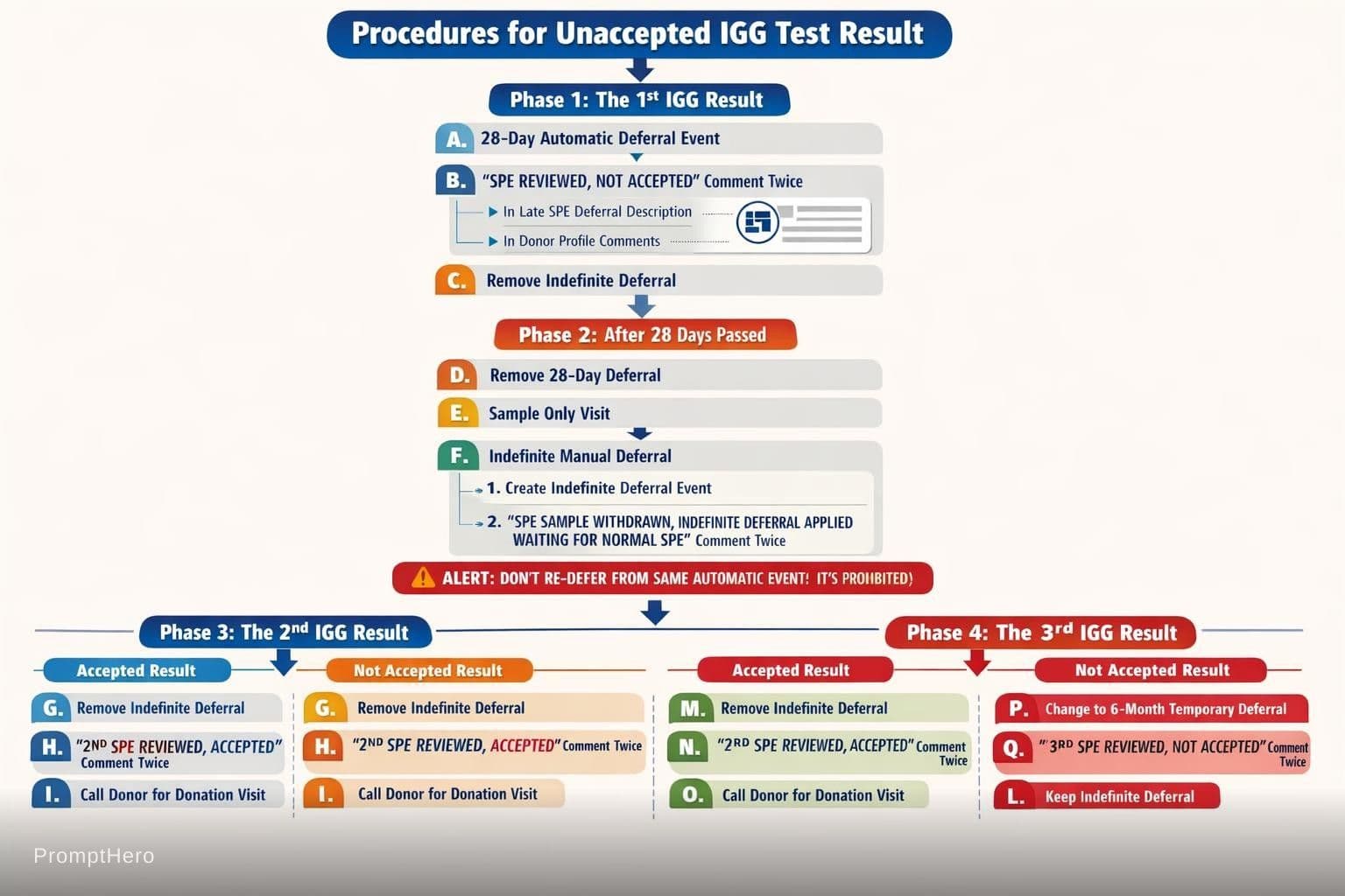 AI generated: PROCEDURES FOR UNACCEPTED IGG TEST RESULT

PHASE 1 (THE 1ST IGG RESULT)

A.	GNS CREATES AN AUTOMATIC...