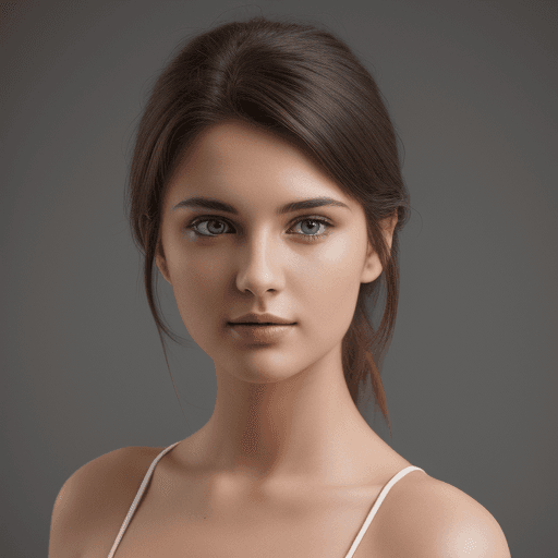 AI generated: High resolution photography model