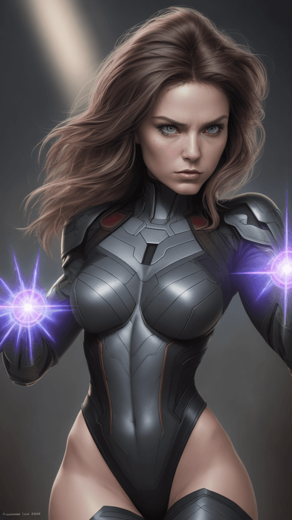 AI generated: (16k, best quality, master:1.2) HDR, Marvel Entertainment Art by, Rogue (AKA Anna Marie LeBeau), per...